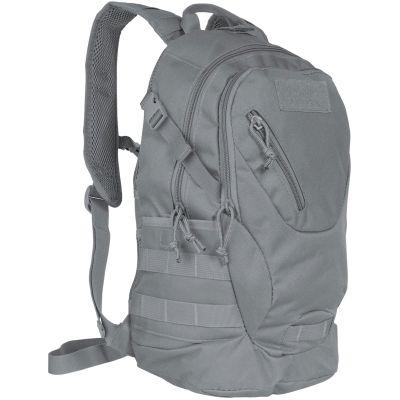 FOX OUTDOOR PRODUCTS Scout MOLLE Day Pack | Compact 20L Tactical Backpack with Hydration Sleeve for EDC, Hiking & Outdoor Use, Shadow Gray