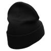 Afghanistan War Ribbon Embroidered 12 Inch Solid Knit Cuff Long Beanie Made in USA - Black OSFM view 3
