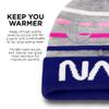 ABG Accessories Boys and Girls Winter Hat with Kids Gloves Set, NASA for Ages 4-7 view 3