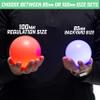 GoSports LED Bocce Ball Game Set - Includes 8 Light Up Bocce Balls, Pallino, Case and Measuring Rope - Choose 85 mm or 100 mm view 4
