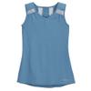 Noble Equestrian Ladies' Erin Solid Tank Top, Color: Cherry Red/Asphalt, Size: Xs view 3