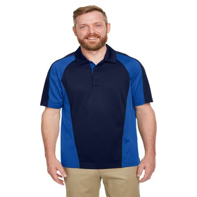 Harriton Men's Snag Protection Plus IL Colorblock Polo 3XL D NV/T RY/D CH