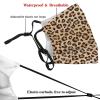 Niqqzit Leopard Animal Print Mask with Filter Breathable Face Mask Washable Balaclava Bandana Mouth Cover with Adjustable Ear Loops view 4