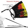 Niqqzit Jamaican Tree Roots Rock Reggae Mask with Filter Breathable Face Mask Washable Balaclava Bandana Mouth Cover with Adjustable Ear Loops view 4