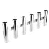 Acouto Marine Fishing Rod Holder, Fishing Rod Holder Fish Pole Support Bracket 6 Tubes Marine Stainless Steel for Boats Yacht Fishing-Rod-Holders view 1