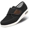 Orthoshoes Mens Diabetic Edema Shoes Lightweight Walking Mesh Breathable Wide Sneakers Strap Adjustable Easy On and Off for Elderly, Swollen Feet, Plantar Fasciitis view 1
