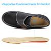Orthoshoes Mens Diabetic Edema Shoes Lightweight Walking Mesh Breathable Wide Sneakers Strap Adjustable Easy On and Off for Elderly, Swollen Feet, Plantar Fasciitis view 4
