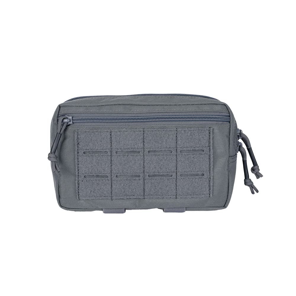 EXCELLENT ELITE SPANKER Tactical Molle Admin Pouch for Tactical Vest Chest Waist Pack Utility Tool Pouch Tactical EDC Bag(Grey)