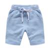 Yeahdor Toddler Baby Boy Girl Cotton Drawstring Shorts Solid Pull On Knit Short Pants Summer Outfit Sky Blue 4-5 Years view 1