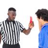 Syhood Referee Shirt Costume Men Women, Whistle Black and White Striped Football Soccer Official Ref Shirt Jersey(XXX-Large) view 3