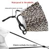 Niqqzit Leopard Animal Print Mask with Filter Breathable Face Mask Washable Balaclava Bandana Mouth Cover with Adjustable Ear Loops view 4