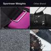 Sportneer 6.5 lbs/Pair Adjustable Ankle Weights for Men and Women, Weighted Leg Strength Training for Yoga Walking Running Aerobics Gym Physical Therapy view 2