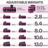 Sportneer 6.5 lbs/Pair Adjustable Ankle Weights for Men and Women, Weighted Leg Strength Training for Yoga Walking Running Aerobics Gym Physical Therapy view 4