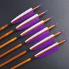 ZSHJGJR 30 Inch Archery Carbon Arrows Bamboo Pattern Shaft 500 Pine Practice Hunting Arrows with Removable Arrow Tips for Hunting Target Shooting 6/12pcs (12pcs + Arrow Quiver Tube) view 3