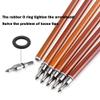 ZSHJGJR 30 Inch Archery Carbon Arrows Bamboo Pattern Shaft 500 Pine Practice Hunting Arrows with Removable Arrow Tips for Hunting Target Shooting 6/12pcs (12pcs + Arrow Quiver Tube) view 4