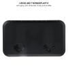 Acouto Boat Hatch Marine Deck Access Hatch Inspection Cover with Lock for Marine Boat RV 606x353mm/24''x14'' Black view 4