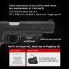 Solofish Pistol Laser Light Combo Green Blue Laser Beams for Guns with Weaponlight Tactical Strobe Handgun Lights Laser Sight Compatible with Glock 19 Accessories view 2