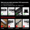 Solofish Pistol Laser Light Combo Green Blue Laser Beams for Guns with Weaponlight Tactical Strobe Handgun Lights Laser Sight Compatible with Glock 19 Accessories view 3