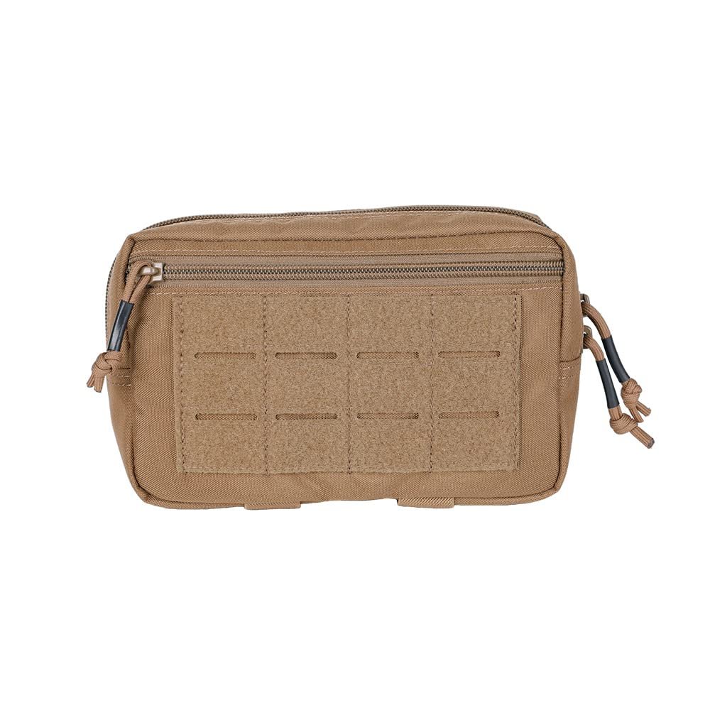 EXCELLENT ELITE SPANKER Tactical Molle Admin Pouch for Tactical Vest Chest Waist Pack Utility Tool Pouch Tactical EDC Bag(Coyote Brown)