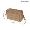 EXCELLENT ELITE SPANKER Tactical Molle Admin Pouch for Tactical Vest Chest Waist Pack Utility Tool Pouch Tactical EDC Bag(Coyote Brown) view 2