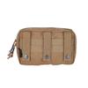 EXCELLENT ELITE SPANKER Tactical Molle Admin Pouch for Tactical Vest Chest Waist Pack Utility Tool Pouch Tactical EDC Bag(Coyote Brown) view 3