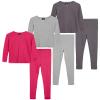 dELiA*s Girls Thermal Underwear Set 6 Piece Waffle Knit Thermal Long Johns view 1