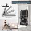 Goplus Heavy Duty Folding Treadmill for Gym, Italy Designer Electric Superfit Treadmill with Fatigue Button, Heart Rate Belt, LED Display, Blue Tooth Speaker, Walking Running Machine for Home view 4