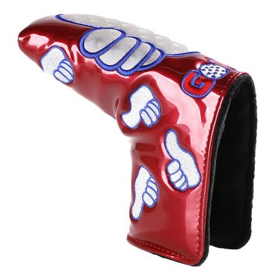 1pc Thumb Pattern Golf Club Cover Pu Putter for Golfs Prevents Scratches and Damage Stylish and Practical Club Cover for Organizing