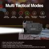 Solofish Aluminum 500lm Pistol Laser Light Combo Red Green Laser Beams for Guns with Tactical Strobe Handgun Lights Laser Sight Compatible with Glock view 4