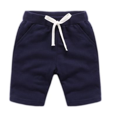 ACSUSS Unisex Baby Athletic Active Basketball Shorts Boys Girls Sports Athletic Casual Pants Navy Blue 4-5 Years