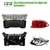 10L0L Golf Cart Deluxe Light Kit for Club Car Precedent, Headlights Taillight with Turn Signal Switch Horn Button, Blinker & Brake Light Switch Pad view 2