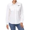 BASSDASH Women's UPF 50 Long Sleeve Fishing Hiking Button Down Shirt Performance Quick Dry FS21W White view 3