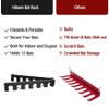 Hikeen Baseball Bat Rack Dugout Organizer Bat Holder for Storage 12 Bats, Foldable view 2