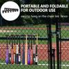 Hikeen Baseball Bat Rack Dugout Organizer Bat Holder for Storage 12 Bats, Foldable view 3