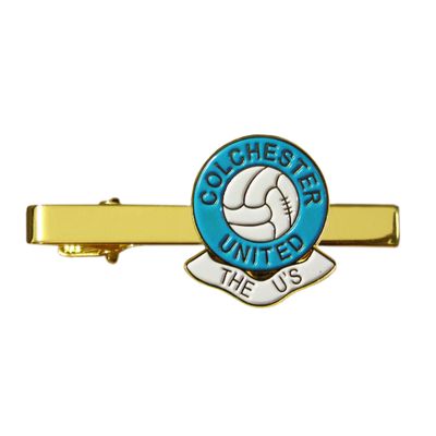 Colchester United football club tie pin, Gold, One Size