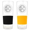 Great American Products Pittsburgh Steelers 22oz. Logo Score Pint Glass Two-Piece Set