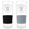 Great American Products Las Vegas Raiders 22oz. Logo Score Pint Glass Two-Piece Set view 1