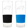 Great American Products Carolina Panthers 22oz. Logo Score Pint Glass Two-Piece Set view 1