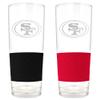 Great American Products San Francisco 49ers 22oz. Logo Score Pint Glass Two-Piece Set view 1