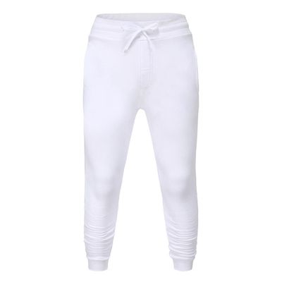 Kaxiya2021 Men's Fleece Sweatpants Casual Jogger Sports Pants Winter Cycling, Gym Training Closed-Bottom Pocketed Trousers (X-Large,White)