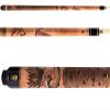 McDermott USA G438 Wildfire Birds of Prey/Ostrich Wrap G-Core Pool/Billiards Cue view 2