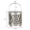 Camping Mini Heater,Outdoor Portable Gases Heater Stoves Heating Cover Mini Heater Cap Stainless Steel Gas Oven Burner Camping Stove Accessories (Silver) view 2