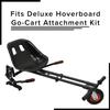 AlveyTech Front Caster Wheel with Fork & Axle - For Hoverboard Go Kart Kits - Shockproof Anti-Mark Tire (Gray) with Durable Metal Alloy Mounting Plate - Hover 1 Replacement Tires (6" Wheel) view 2