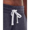 Under Armour Womens Rival Fleece Joggers, (558) Tempered Steel / / White, 1X Tall view 4