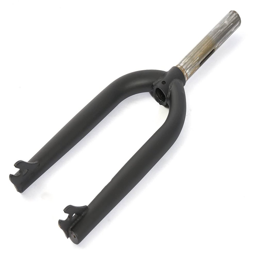 KHE BMX Fork 18 Inch 1 1/8" Inch 10 mm 3/8" inch Black Only 2.54lbs Shaft 170 mm Affix Ready