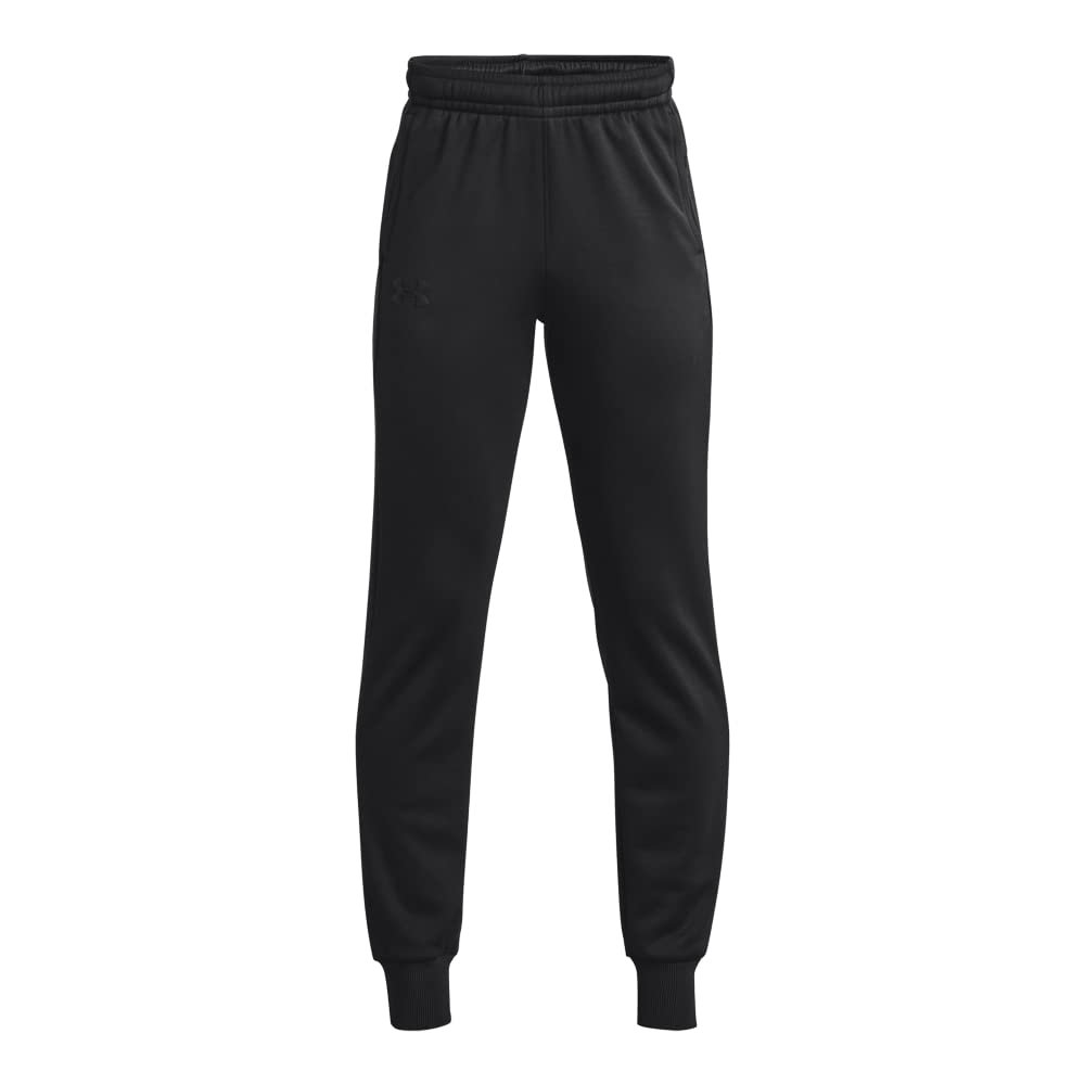 Under Armour Boys ArmourFleece Jogger, (001) Black / / Black, Youth X-Large