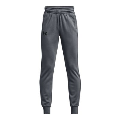 Under Armour Boys ArmourFleece Jogger, (012) Pitch Gray / / Black, Youth Small