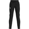 Under Armour Boys' Sportstyle Woven Pants, (002) Black/White/White, Youth Small view 1