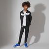 Under Armour Boys' Sportstyle Woven Pants, (002) Black/White/White, Youth Small view 3