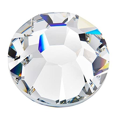 36 pcs PRECIOSA MC Chaton Rose Maxima Flatback Stone ss16 (Approx. 3,8-4 mm), Crystal, Hotfix
